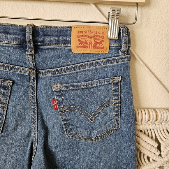 Levis Bootcut Classic Blue Jeans Girls Youth 10R - Picture 6 of 11